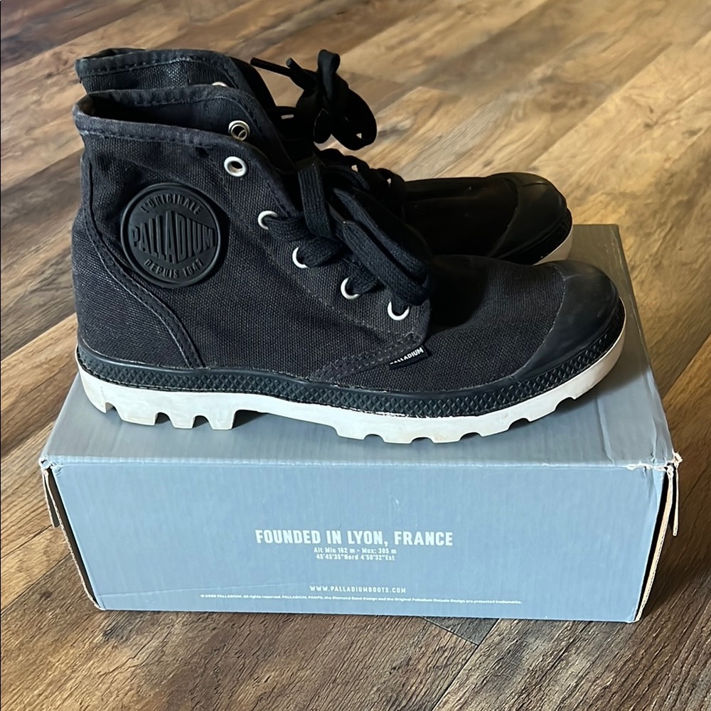 Palladium Black High-Top Sneakers
